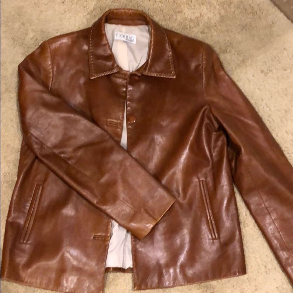 A carina (New York) leather jacket size 10.